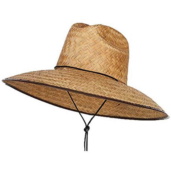 Crushed safari straw sun hat
