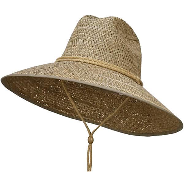 Men's lifeguard safari straw hat