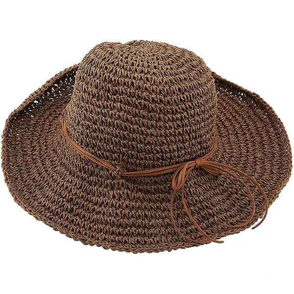 Women's wide brim sun hat