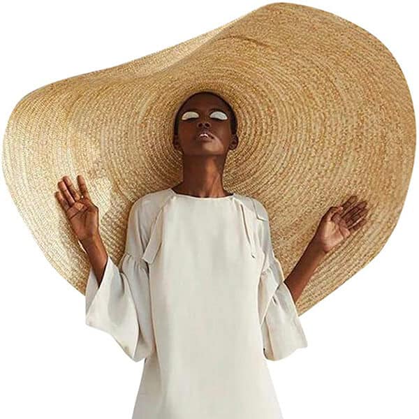 Fashion oversized straw hat