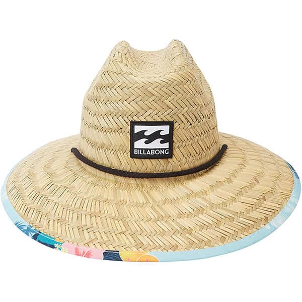 Men's classic printed straw fishing hat