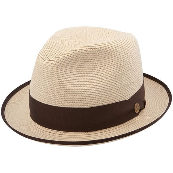 Men's latte straw hat
