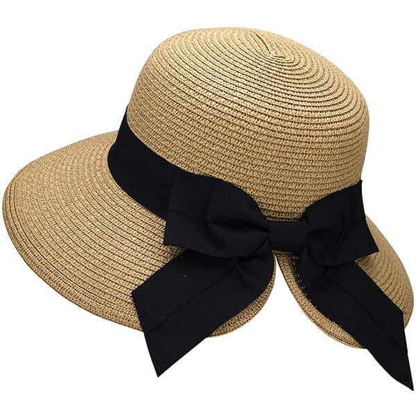 Women's lightweight vintage straw hat