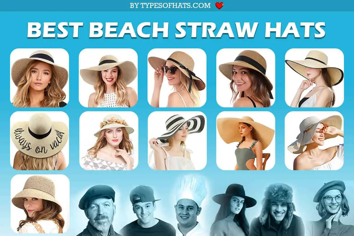 best beach straw hats