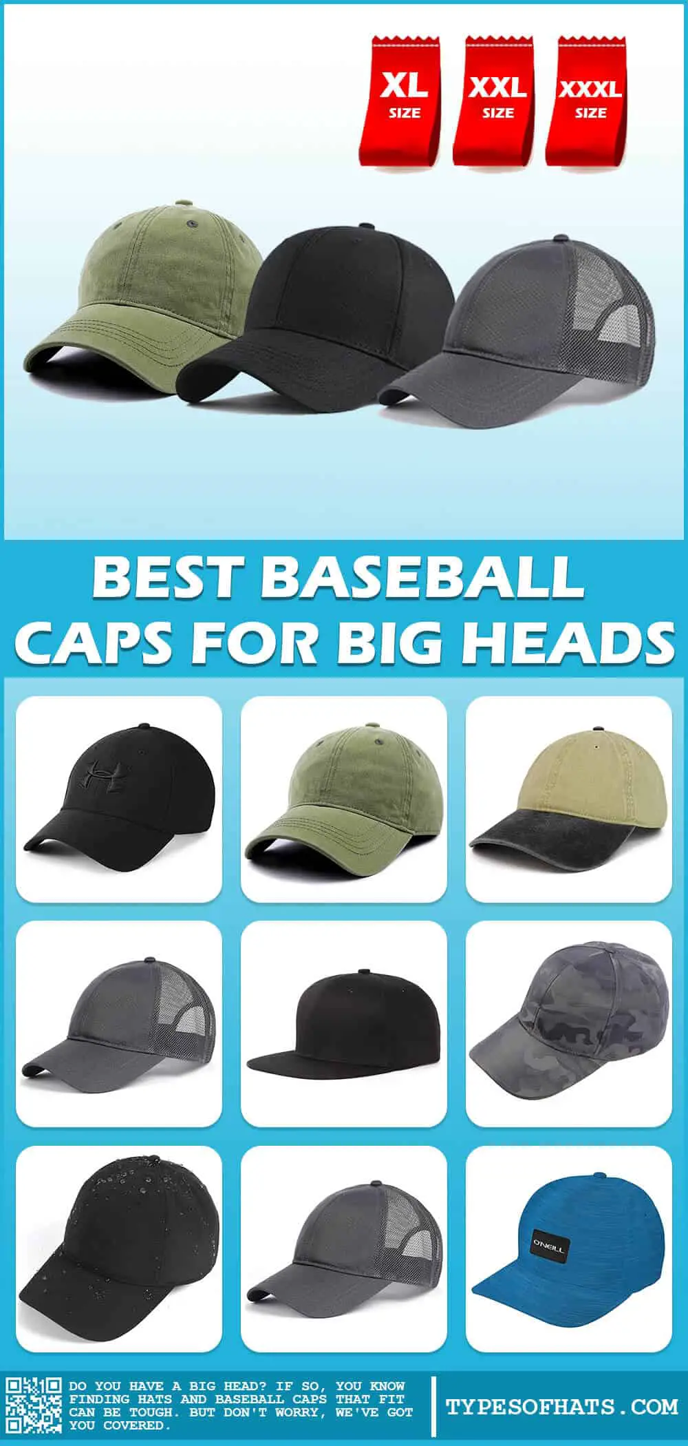 best caps for big heads
