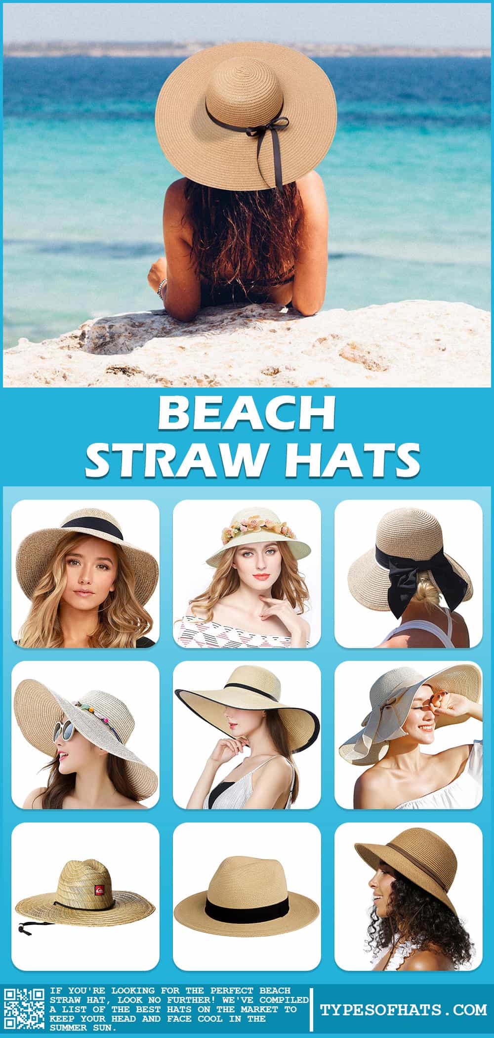 best collection beach straw hats