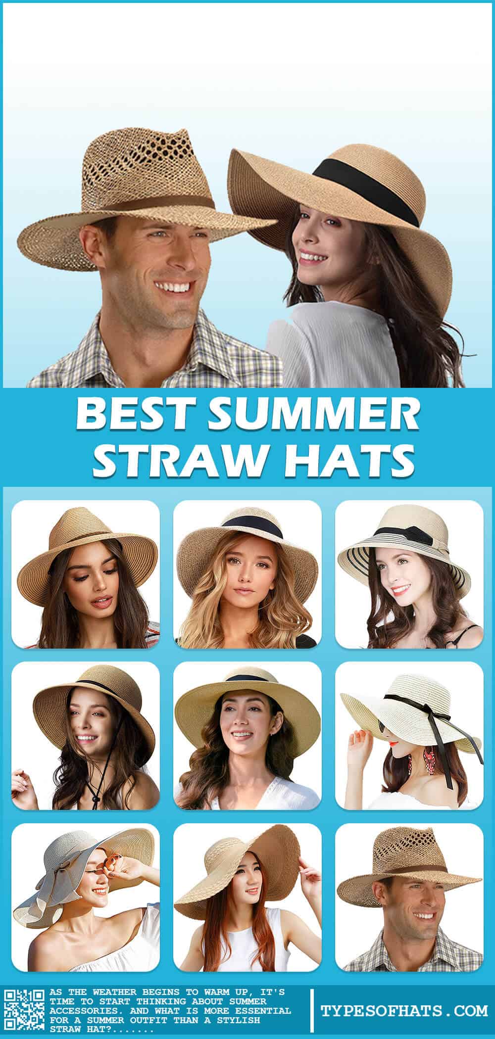 best summer straw hats