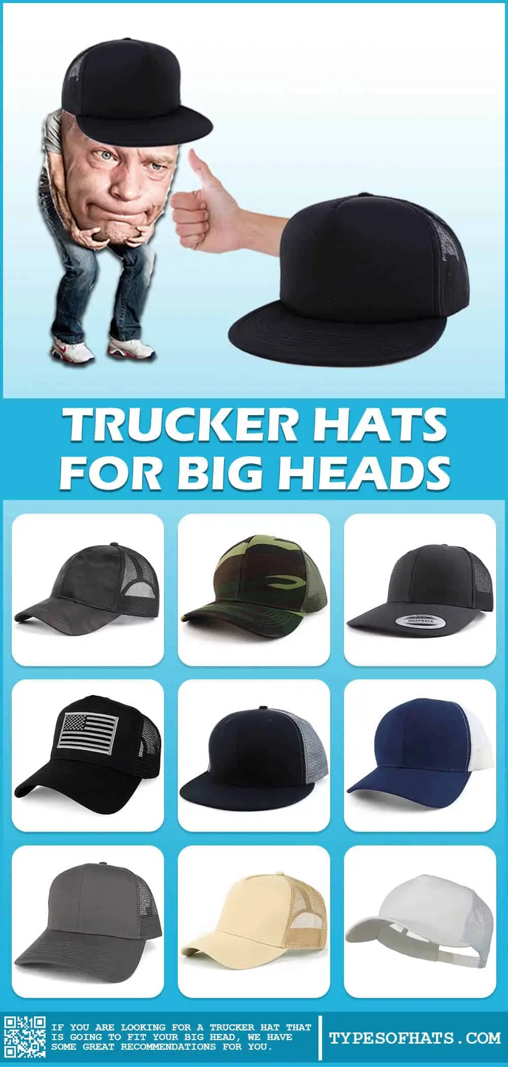 best trucker hat for big heads
