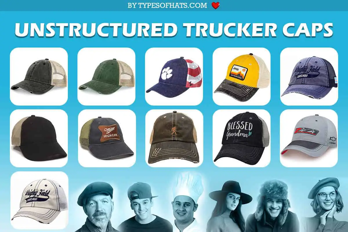 best unstructured trucker hats
