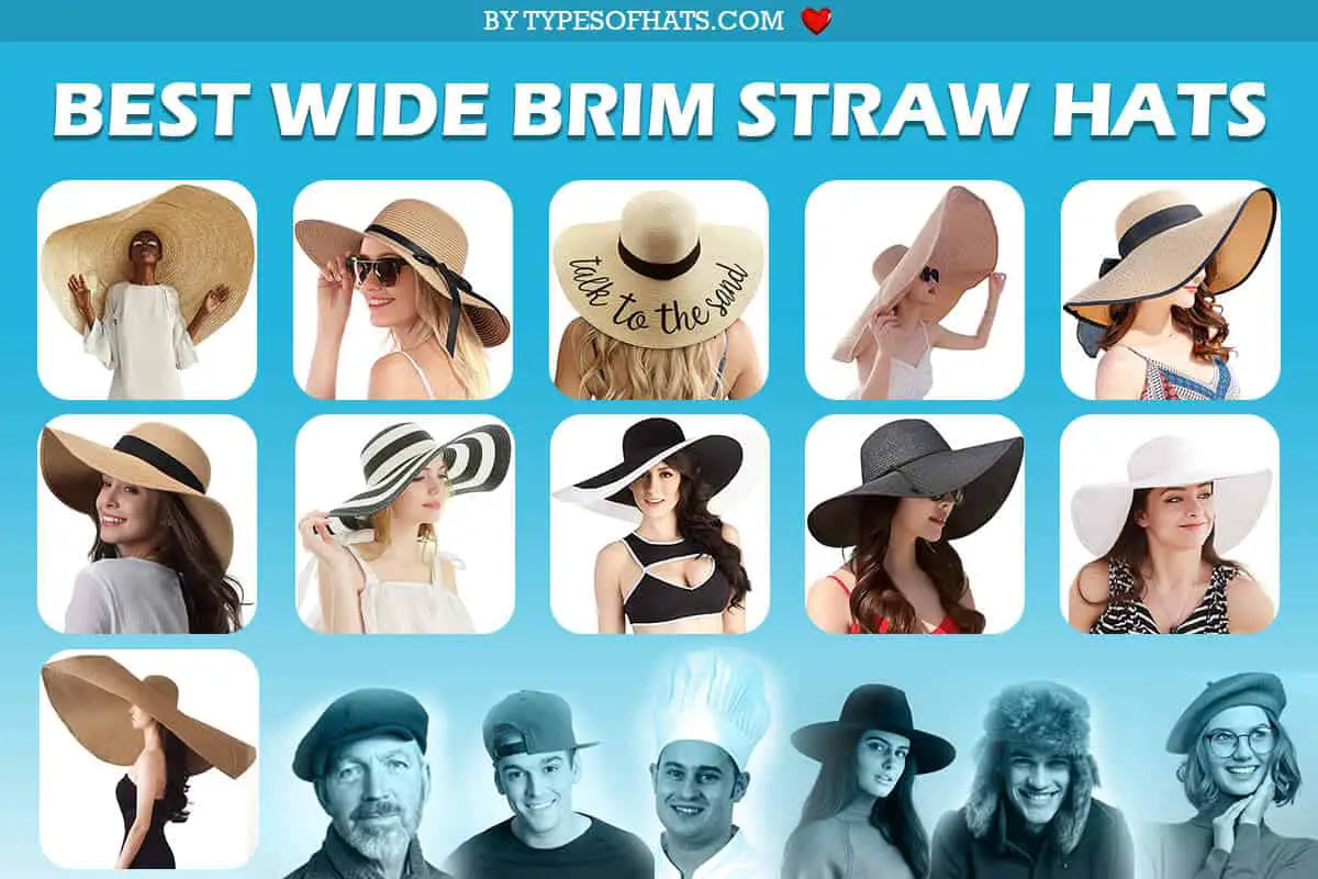 best wide brim straw hats