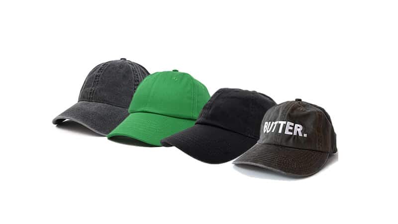 unstructured baseball caps