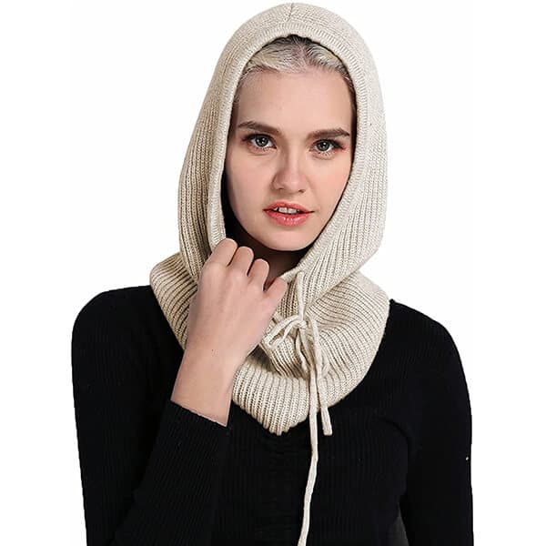 Knitted multi use balaclava for women